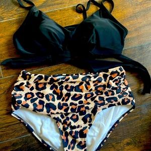 Cheetah Print Swim Suit